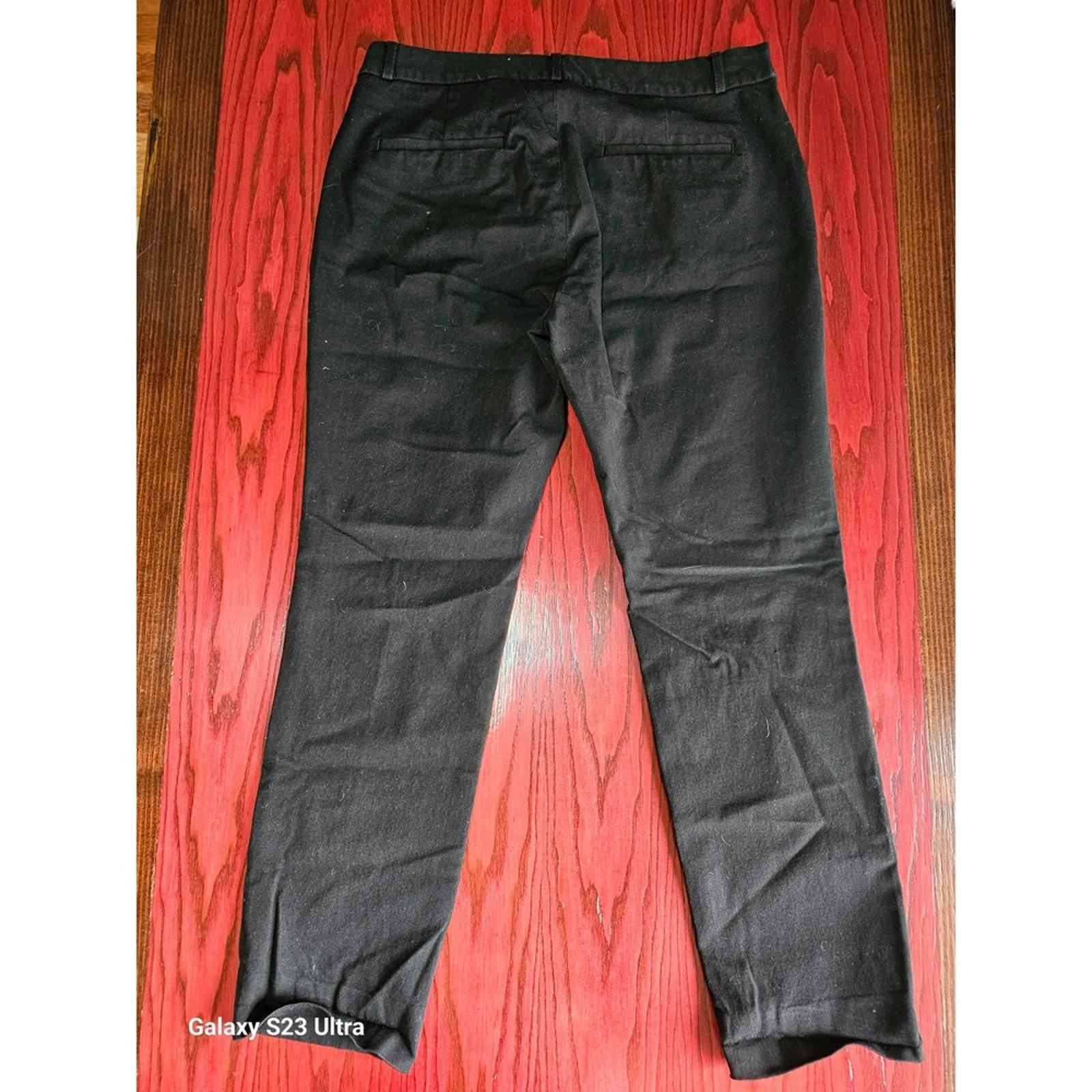 Banana Republic Black Slim Ankle Pants Size 10 Stretch Work Dressy