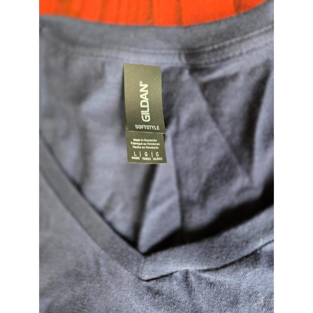 Gildan Softstyle VNeck Tee My Temper Goes From Zero to Bail Money Large