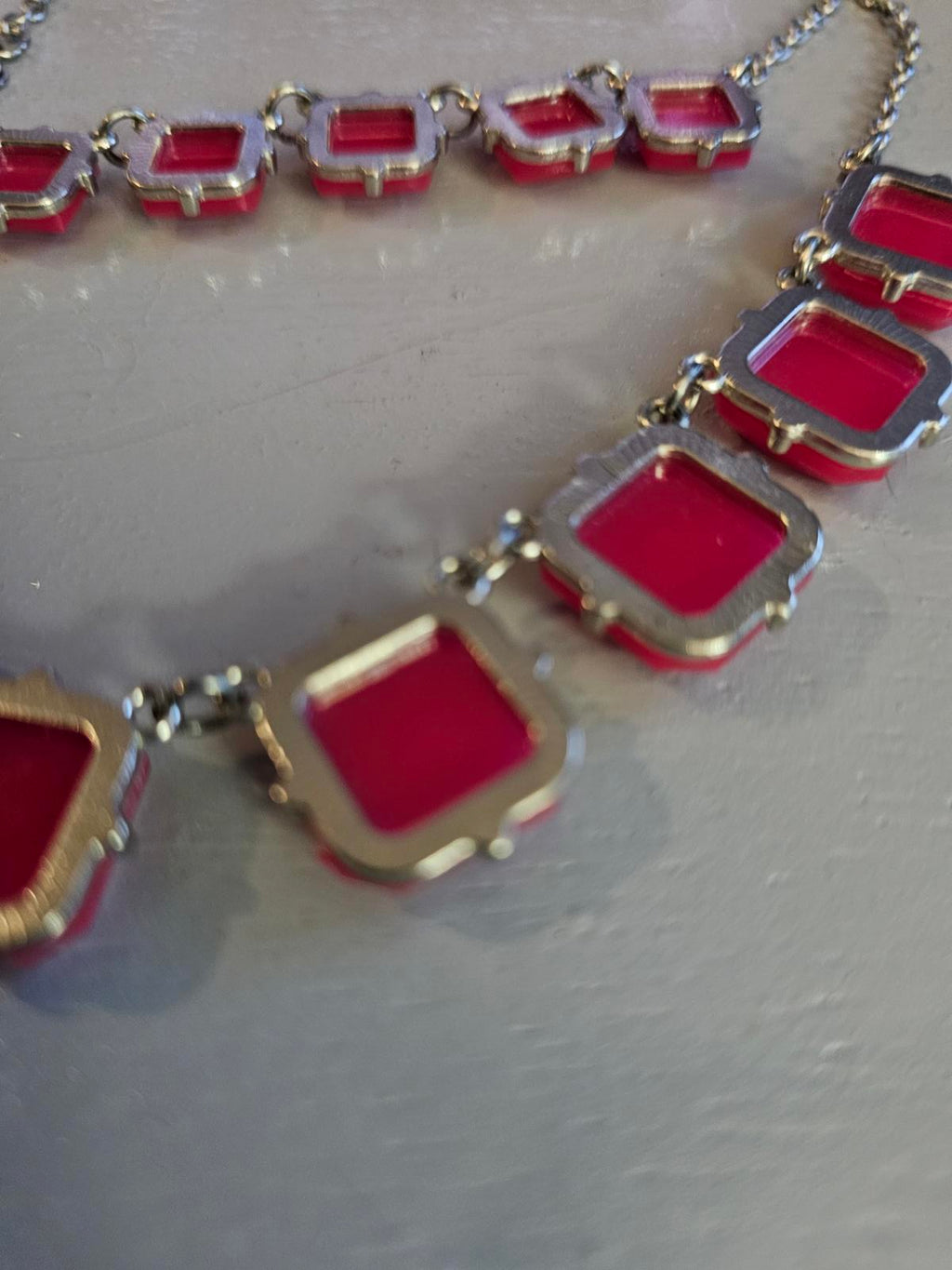 Bold Pink Native American Inspired Necklace Set