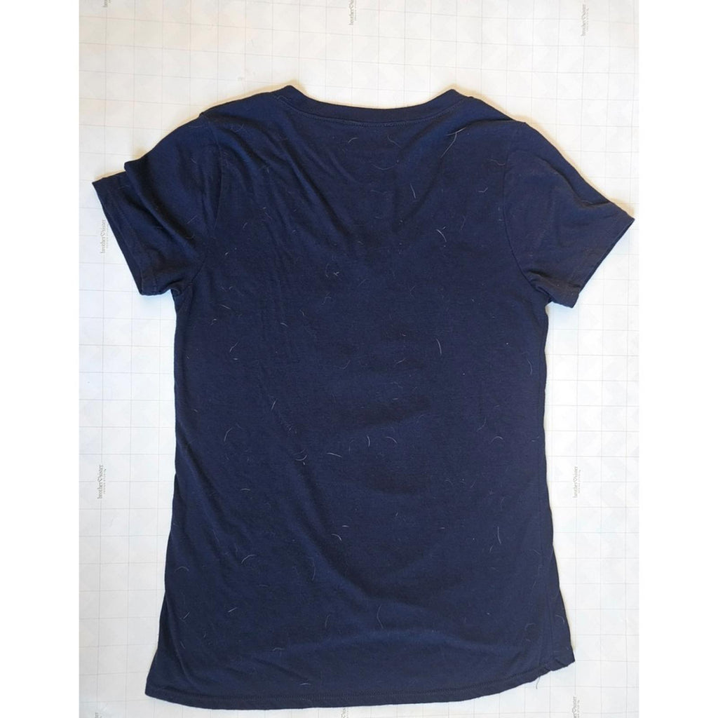 Disney Womens Minnie Mouse Graphic Tee Navy Blue XS NWT