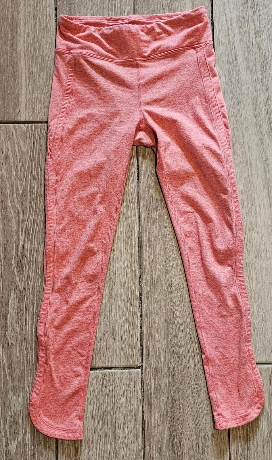 Free People FP Movement Pink Leggings XS Wide Waistband Pockets Stretch