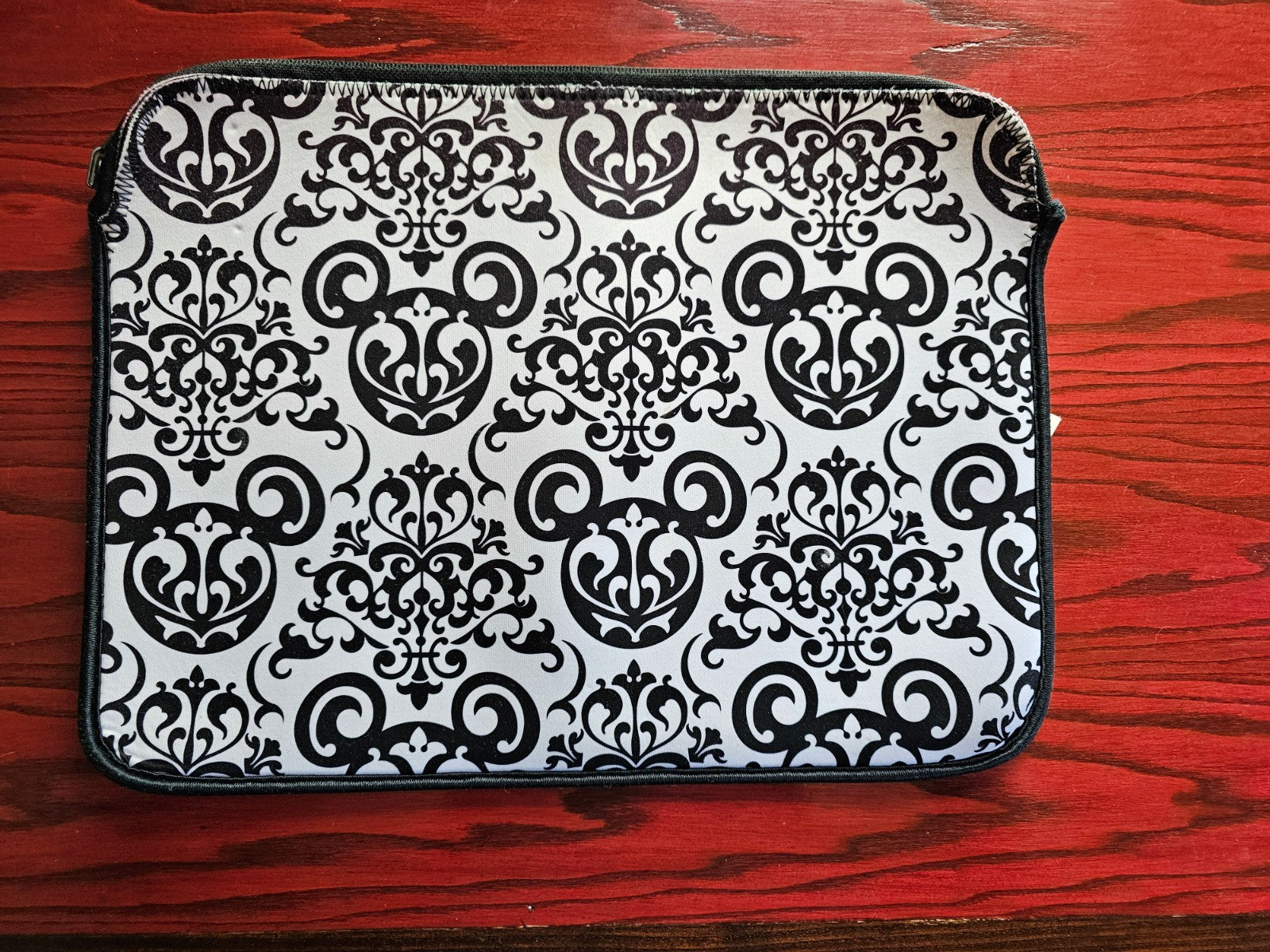 Reversible 15” Disney Laptop Sleeve – Haunted Mansion Mickey & Color Patchwork