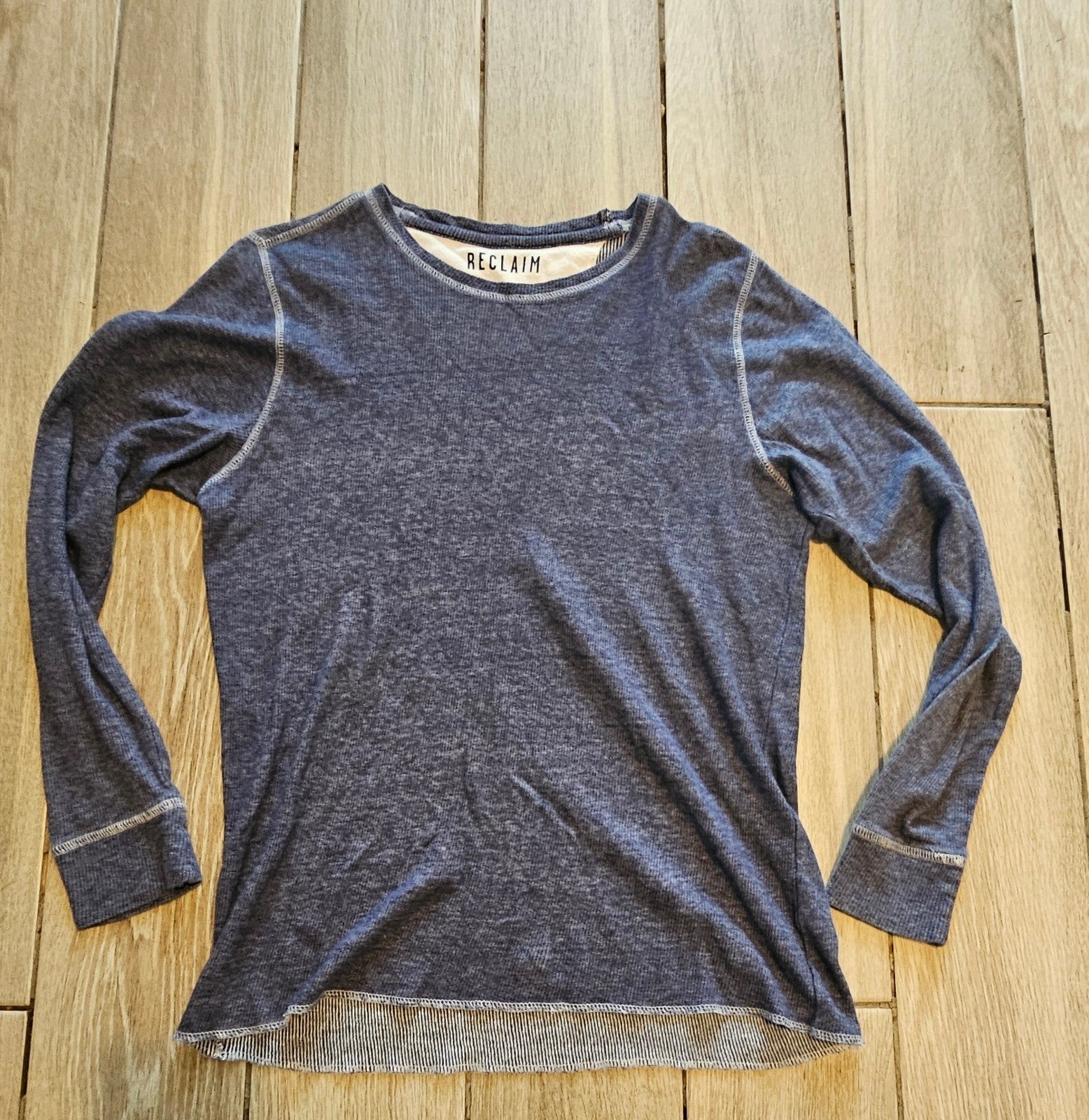 ReClaim Women Gray Long Sleeve T-Shirt M