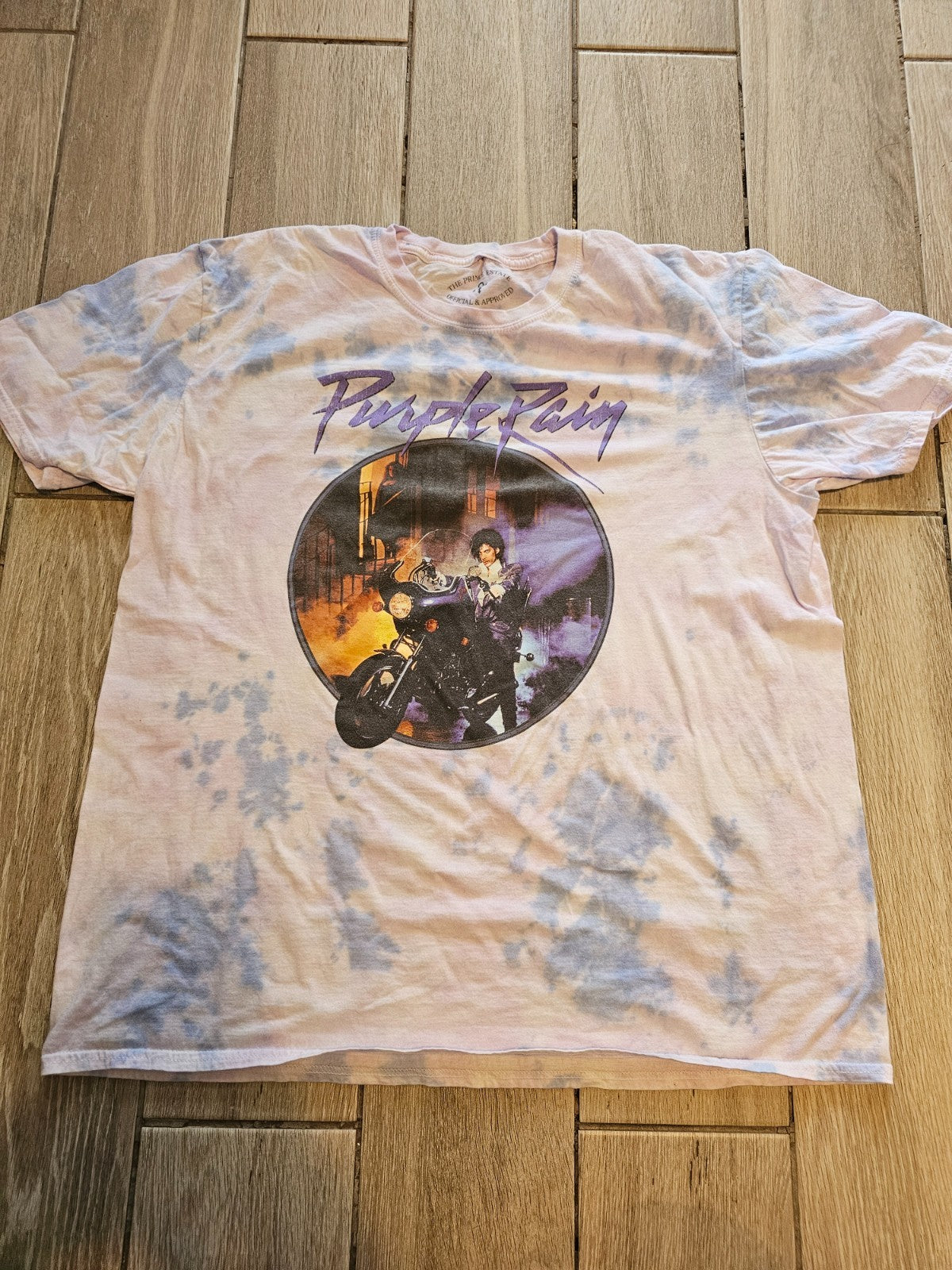 Prince Purple Rain Tie-Dye Graphic T-Shirt – 2XL – Official The Prince Estate