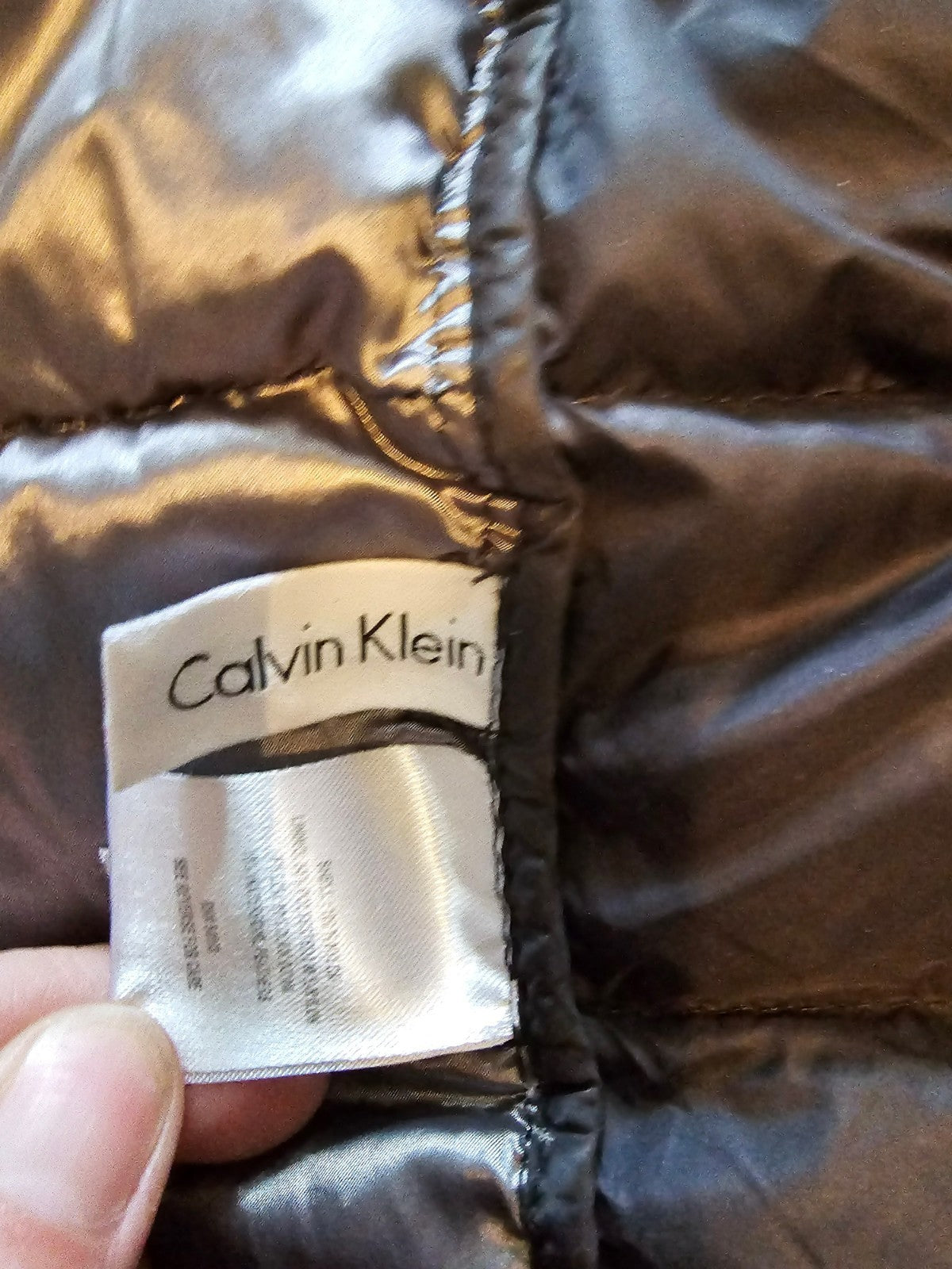 Calvin Klein Puffer Jacket Womens Down Filled Medium