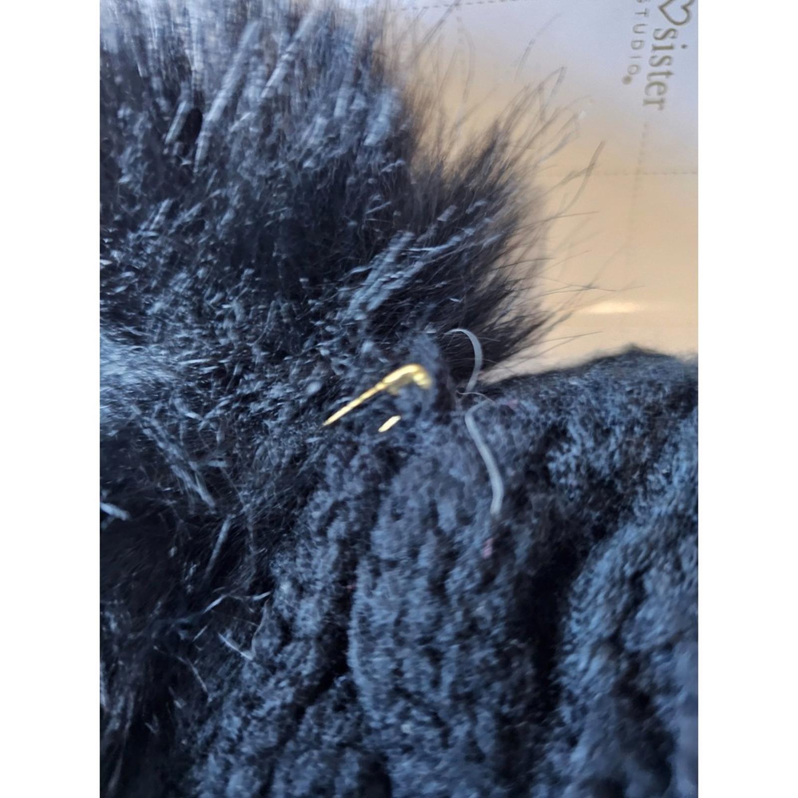 Arctic Cat Black Double Pom-Pom Beanie