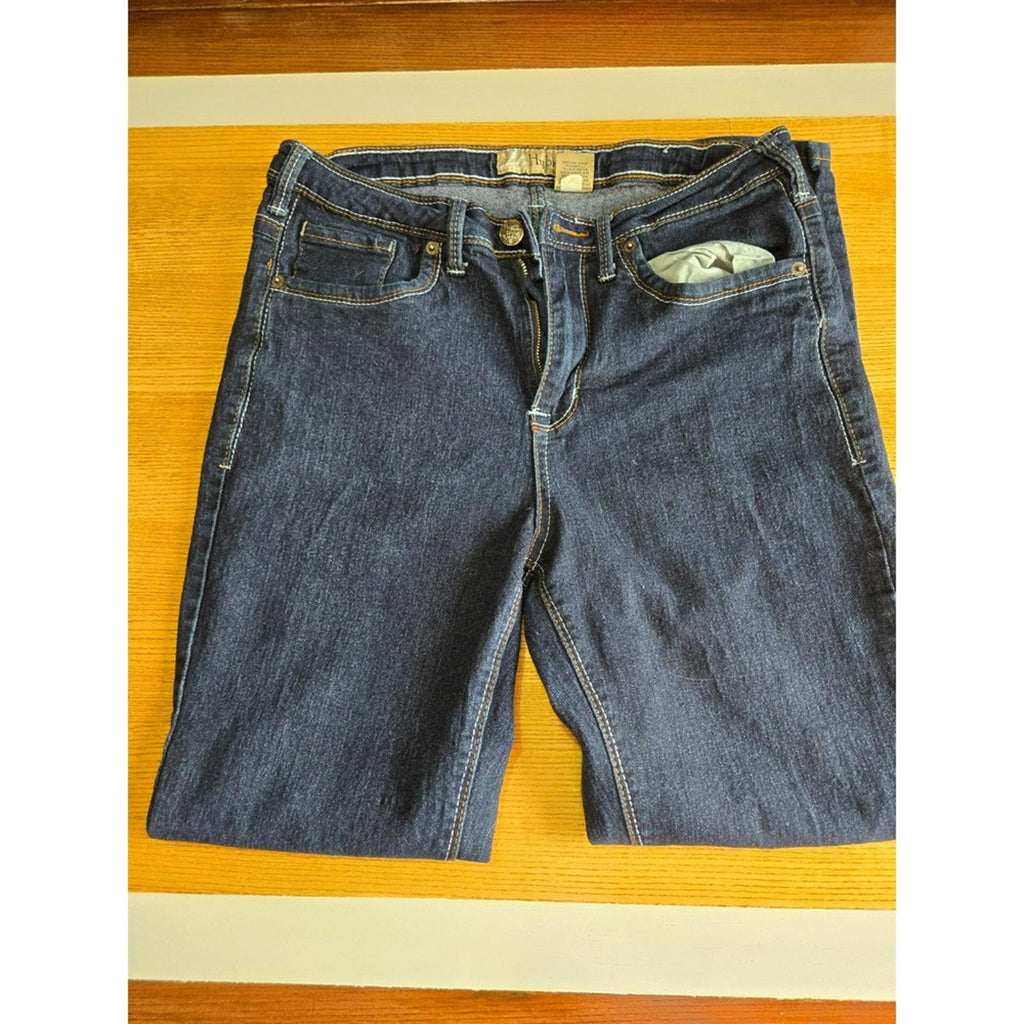 Hybrid Company Dark Wash Bootcut Jeans Size 14 Stretch Mid Rise