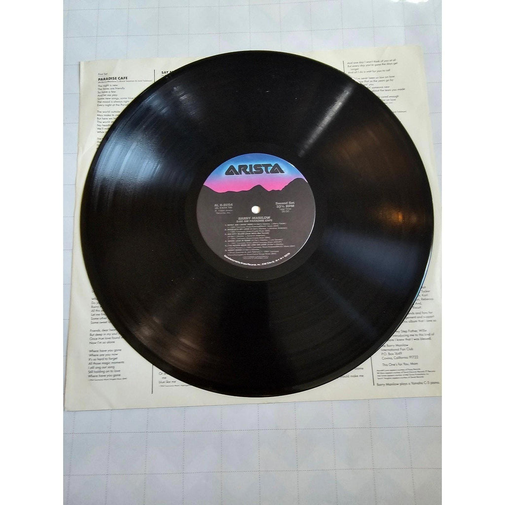 Barry Manilow 2:00 AM Paradise Cafe Vinyl Record LP Arista Records 1984 - good-g-