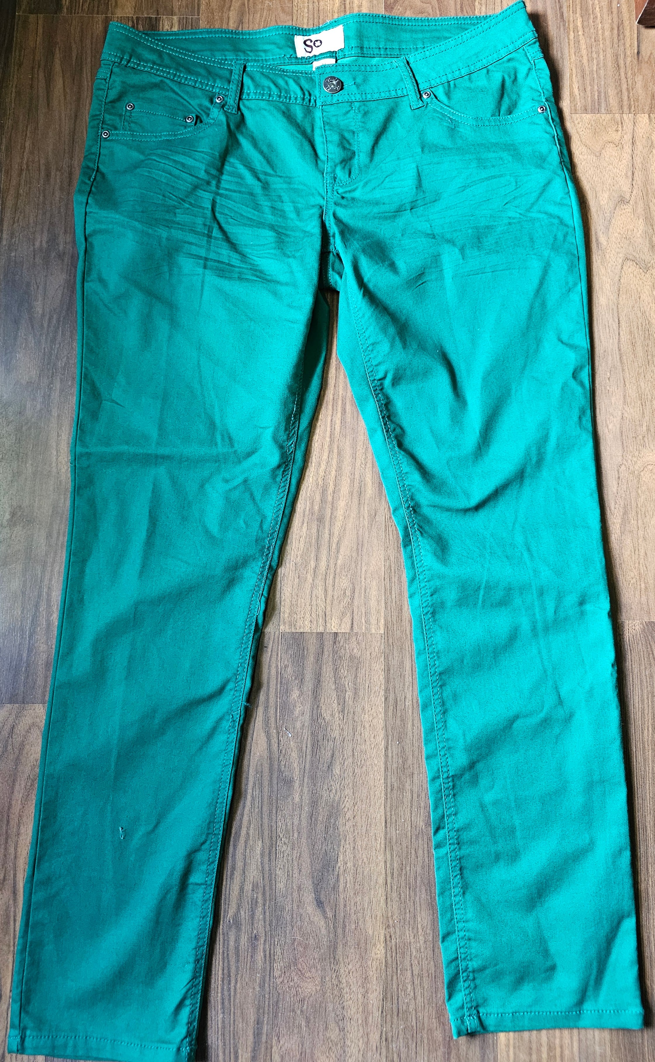 SO Skinny Jeans – Kelly Green – Size 17