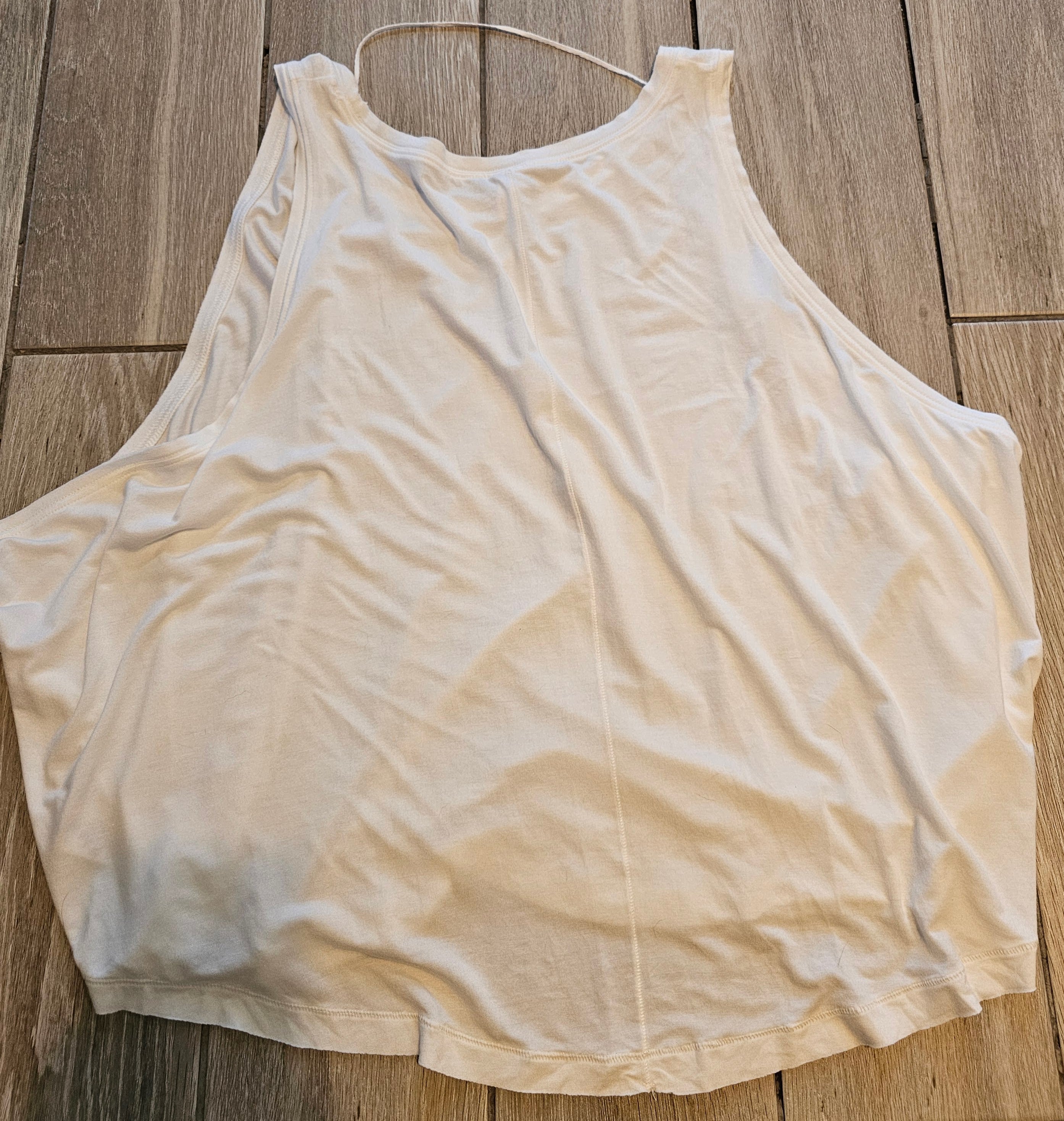 We The Free White Oversized Tank – Size Large