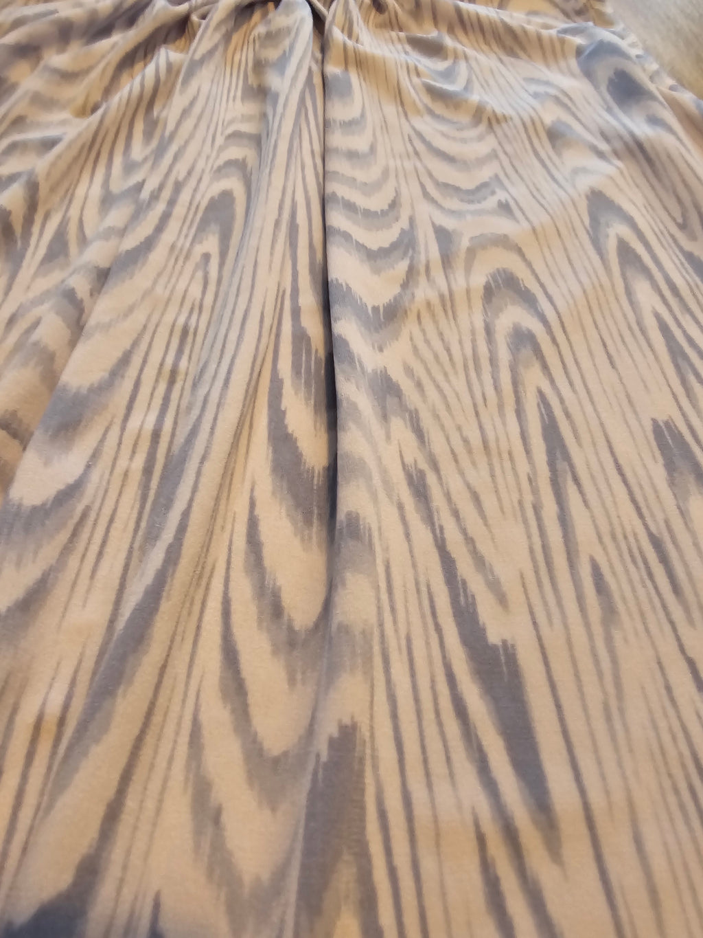 Calvin Klein Sleeveless Blouse – Abstract Woodgrain Print – Size Large