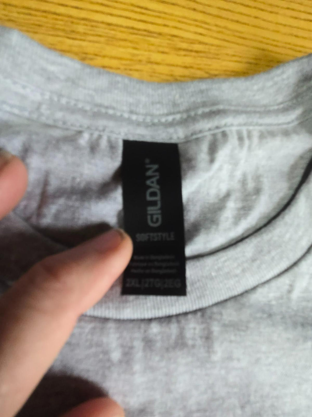 Gildan Softstyle Light Gray T-shirt 2XL Crew Neck Unisex Tee New