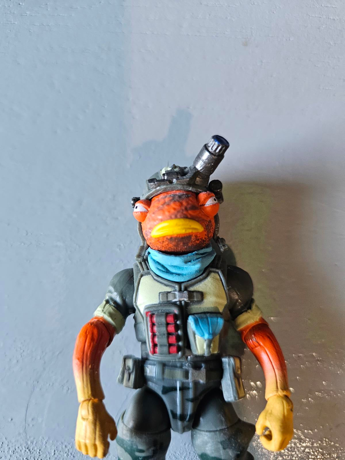 Fortnite Fishstick Action Figure – Battle-Worn & Barely Serious – No Gear