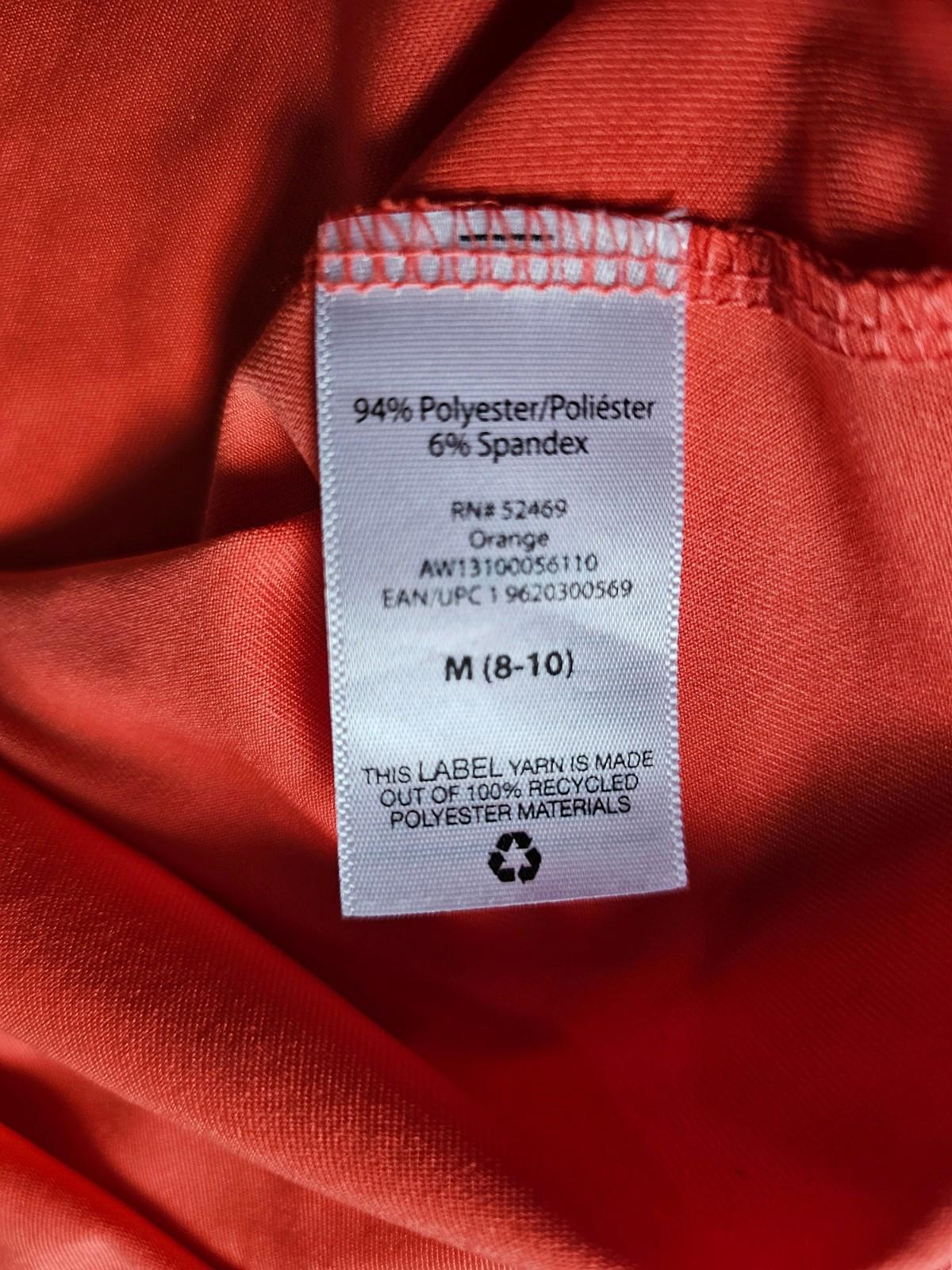 Athletic Works Women’s Racerback Tank Top Coral Orange Size M (8-10) Activewear