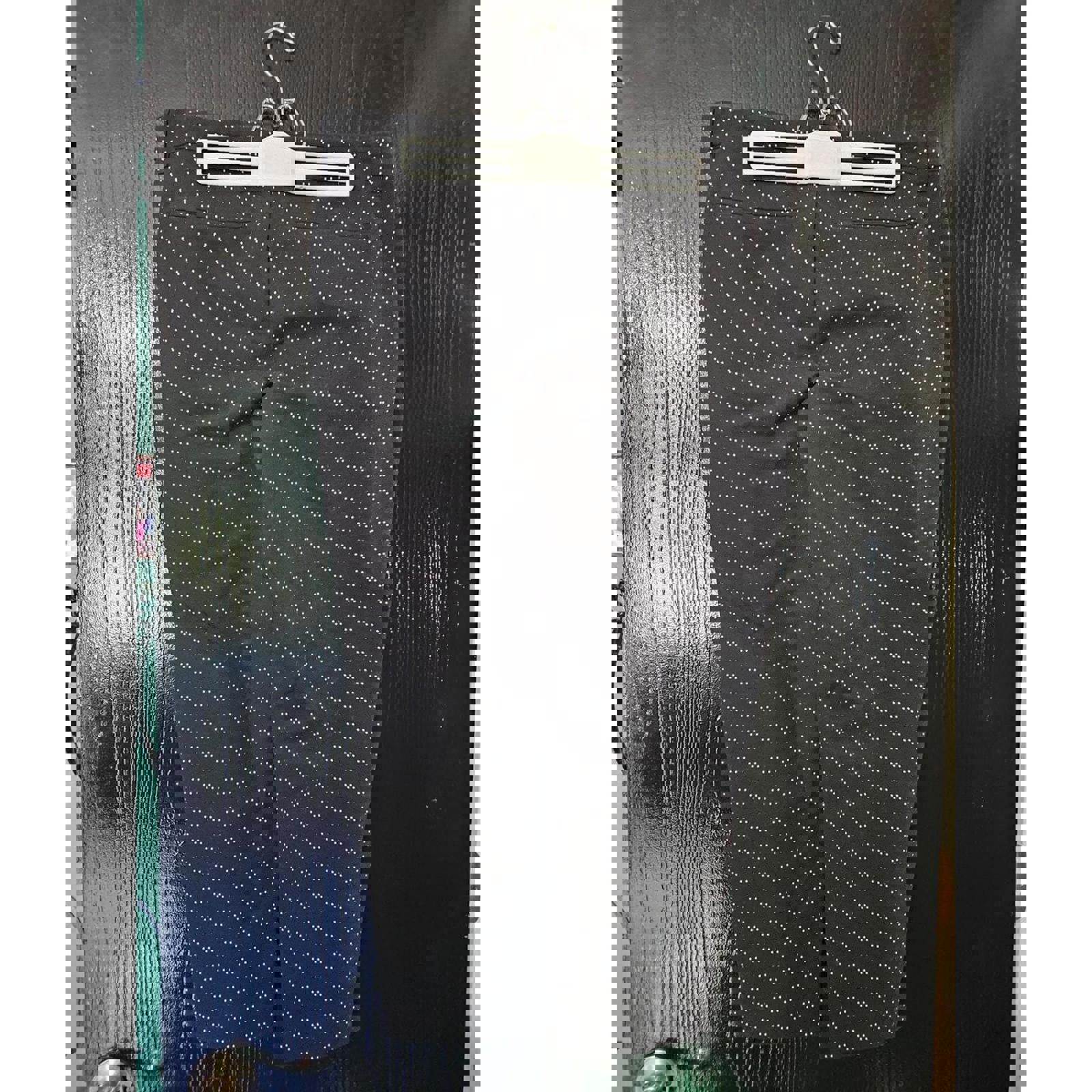 Old Navy Harper Pants Navy Blue Polka Dot Size 12 Stretch Ankle