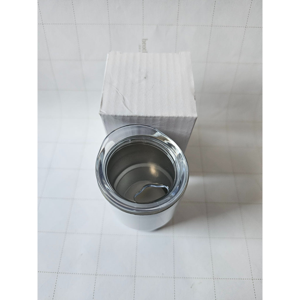 3 oz Sublimation Shot Glass Mini Tumbler with Lid & Straw – Stainless Steel