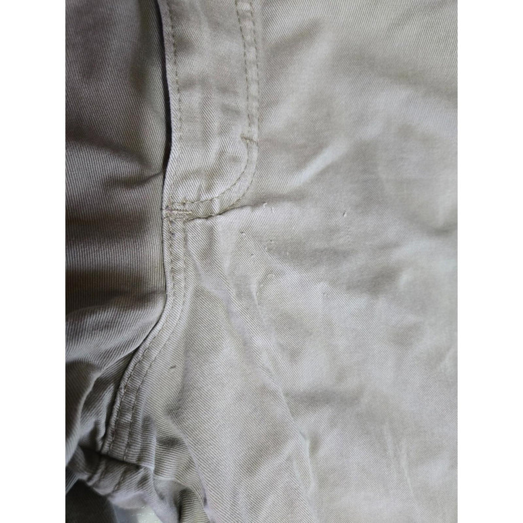 Wrangler Authentics Gray Cargo Pants 36x32 Utility Workwear Distressed