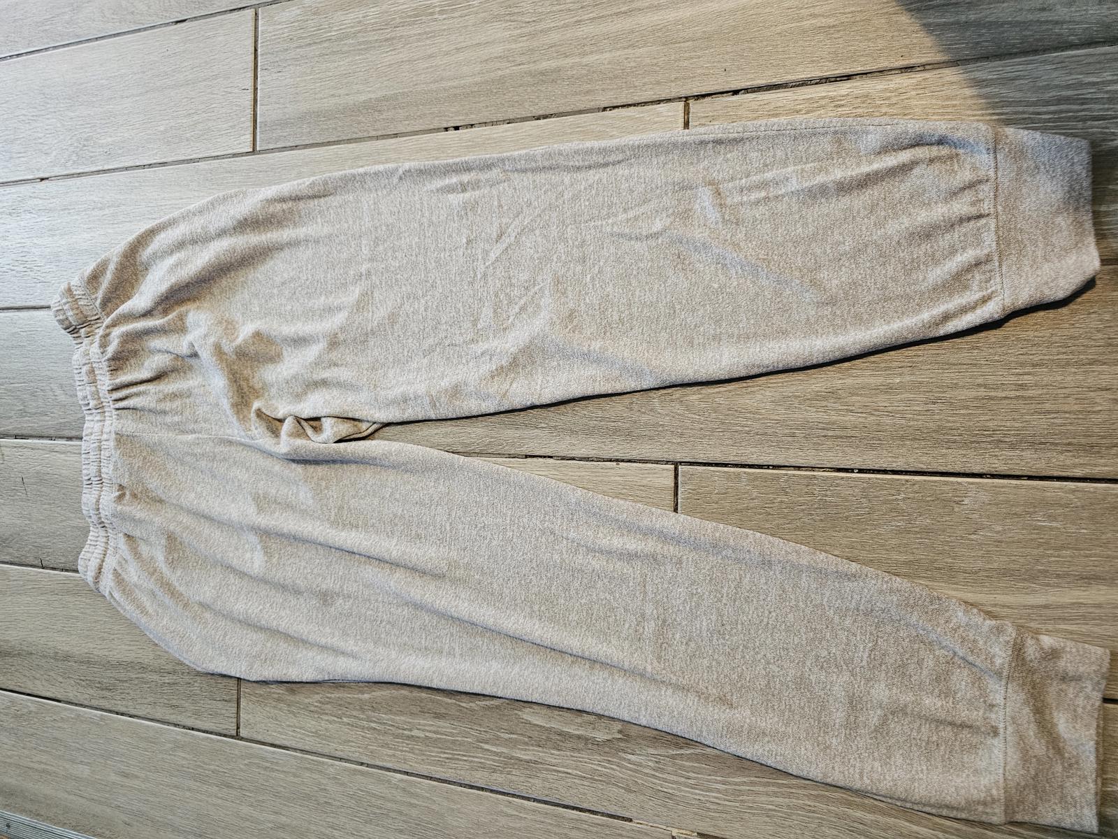 Soft Beige Jogger Sweatpants Size Large Super Cozy Lounge Pants