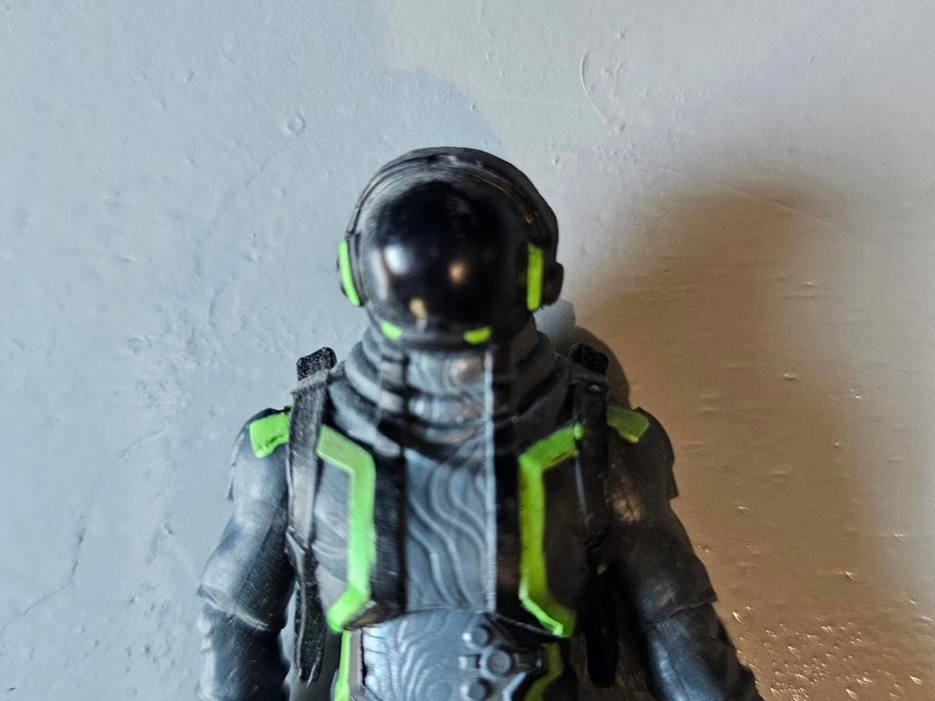 Fortnite Carbide 6" Action Figure – Neon Knight Energy – No Gear