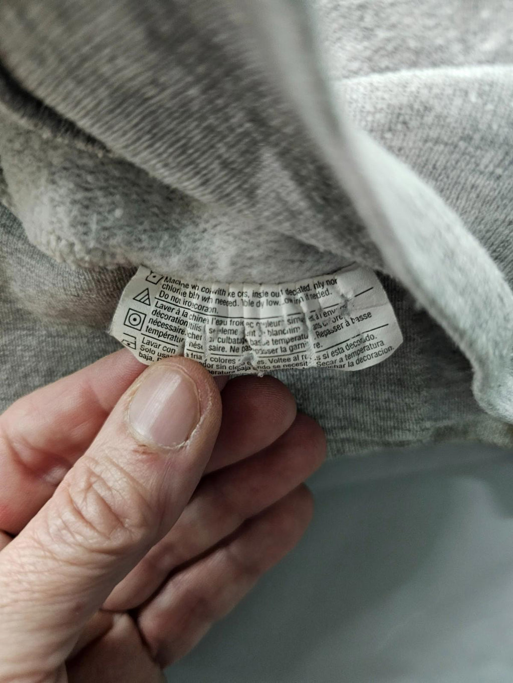 Disney Parks Mickey Mouse Sweatshirt Walt Disney World Gray Hanes Large