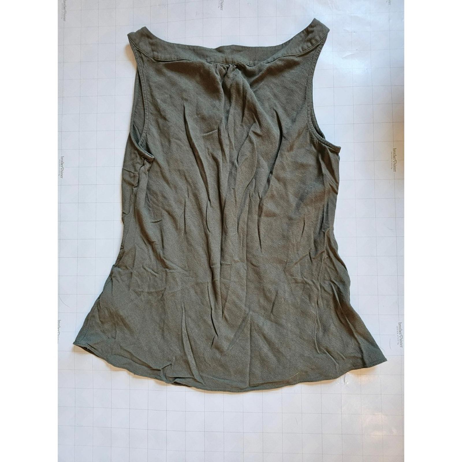 Soft Surroundings Olive Green Tank Top Women’s Small Sleeveless Blouse