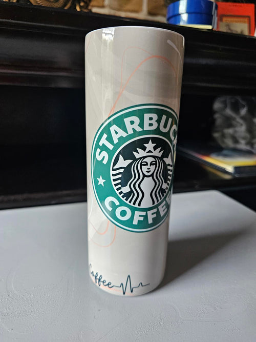 20oz Custom Starbucks Coffee Skinny Tumbler – Barista Style Drink Order