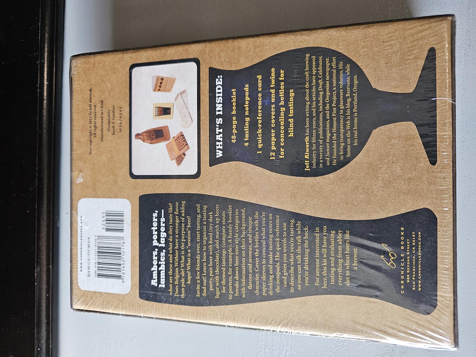 Beer Tasting Tool Kit by Jeff Alworth  Chronicle Books 2012  New Sealed