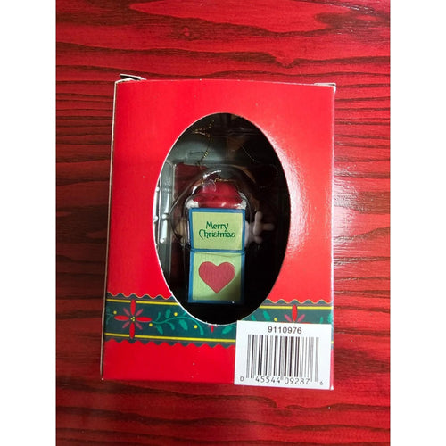 1992 Lustre Fame Traditions Santa Jack In The Box Ornament 3in With Box