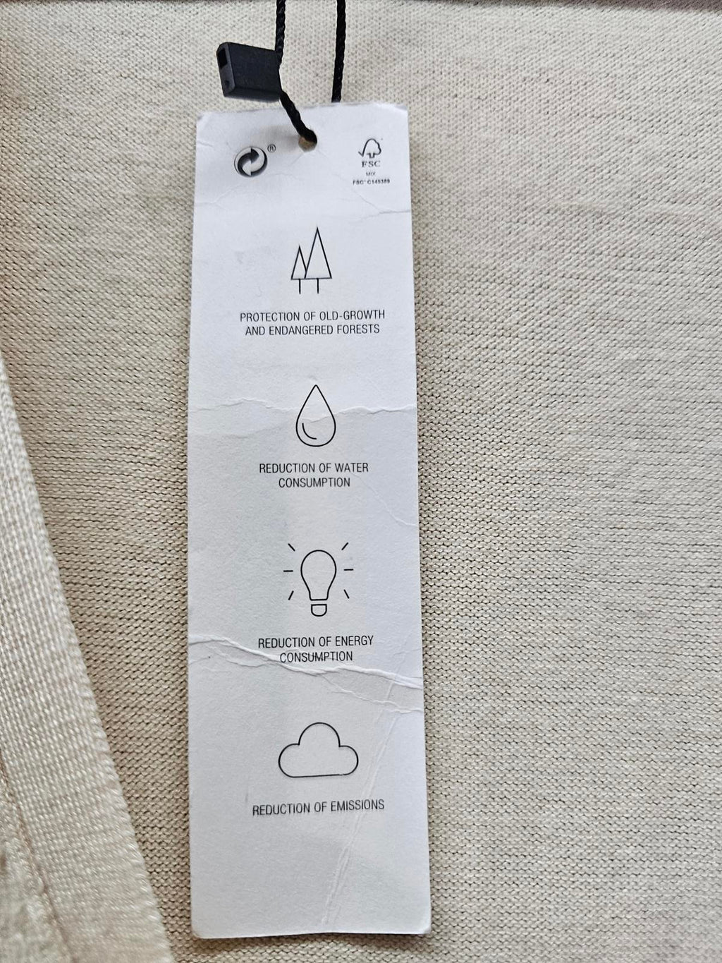 Zara Join Life Cream Cardigan Rhinestone Button Up Long Sleeve Sustainable XXL