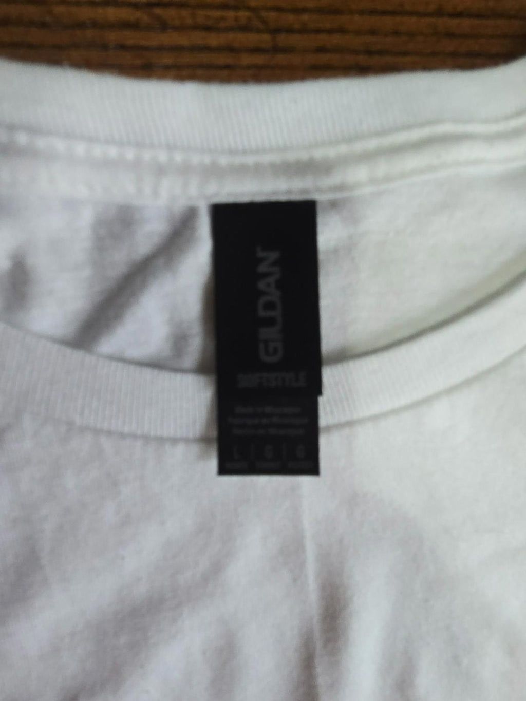 NEW Gildan Youth Softstyle White Cotton Tee Size L Blank Unisex Shirt