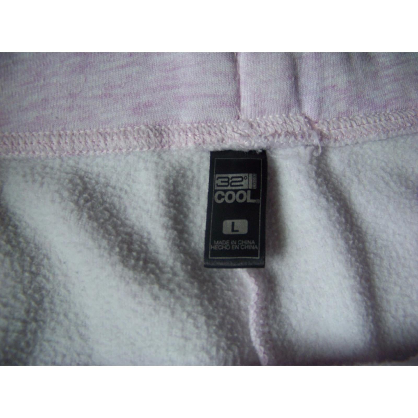 32 Degrees Cool Light Purple Lounge Shorts Large Drawstring Pockets