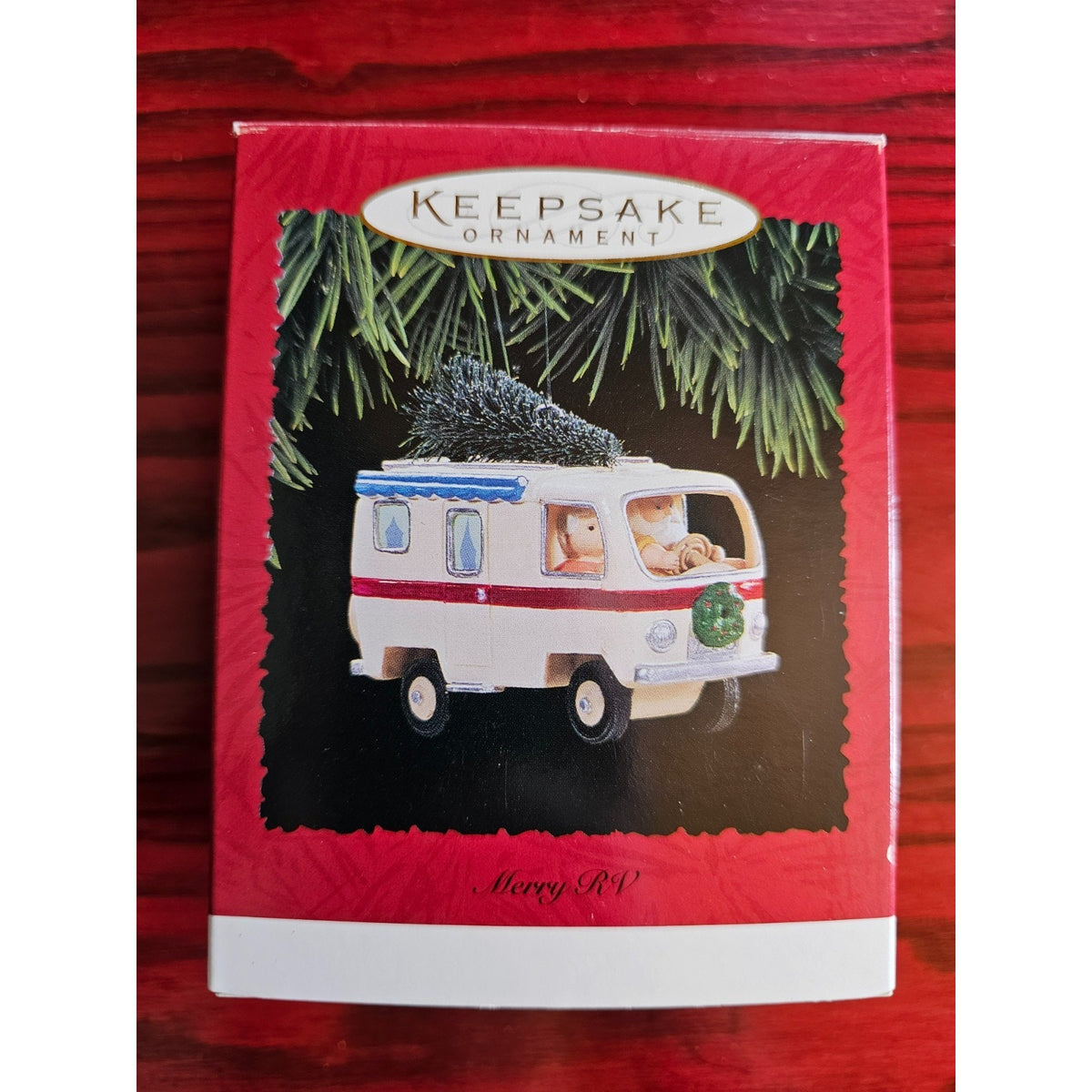 1995 Hallmark Keepsake Ornament – Merry RV “The Claus’s Merry-We-Go” Camper Van