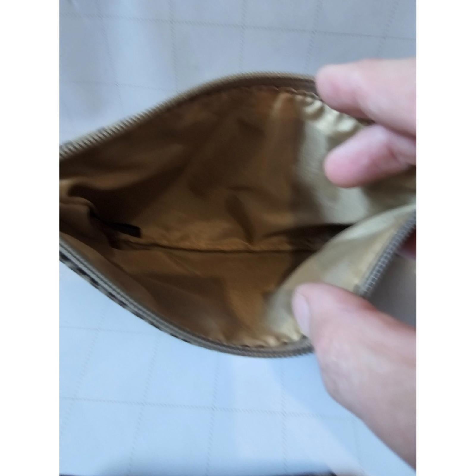 Giani Bernini Brown & Tan Wallet and Keychain Pouch Duo