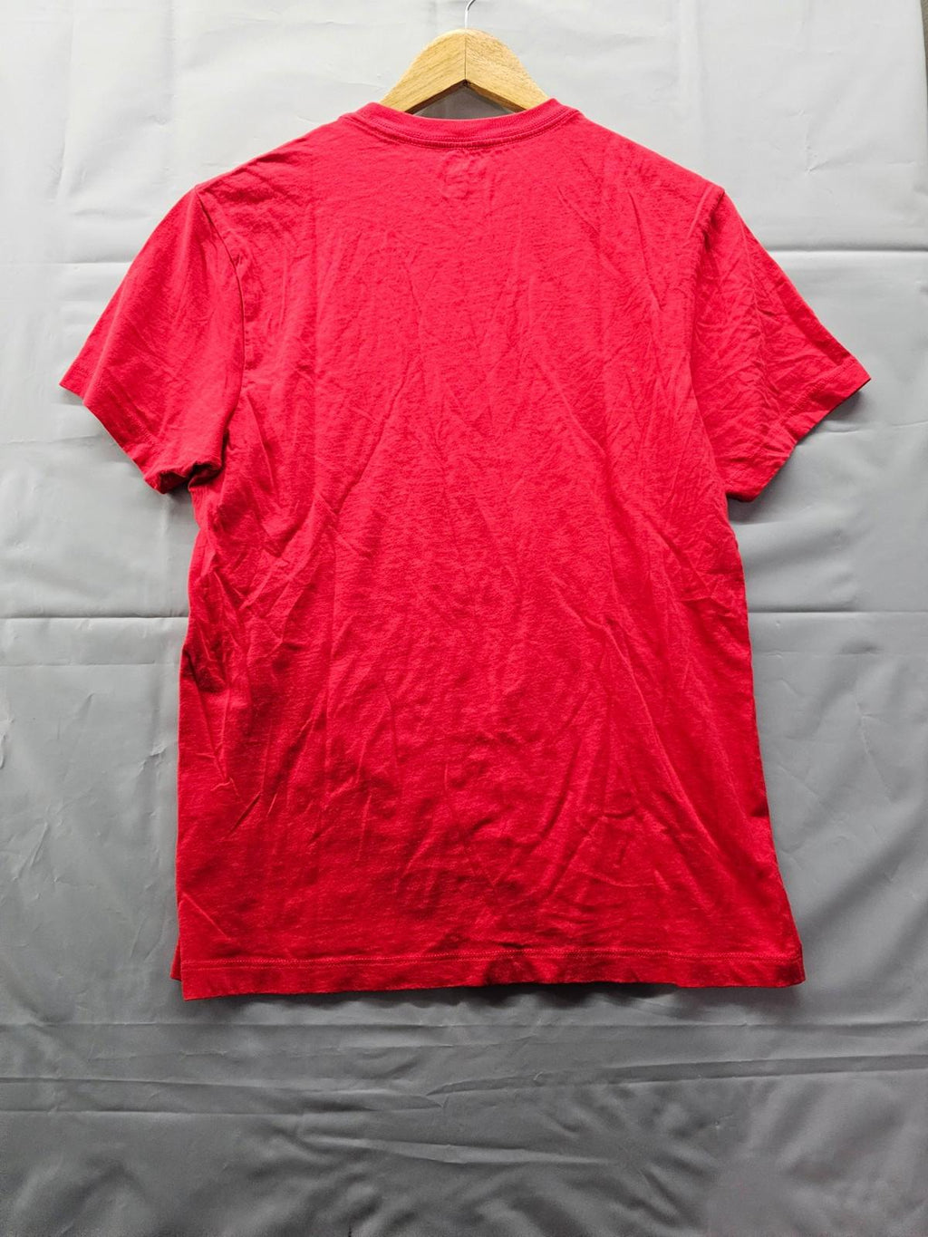 J.Crew Red Pocket T-Shirt Men's Medium Slim Washed Cotton Crew Neck Tee