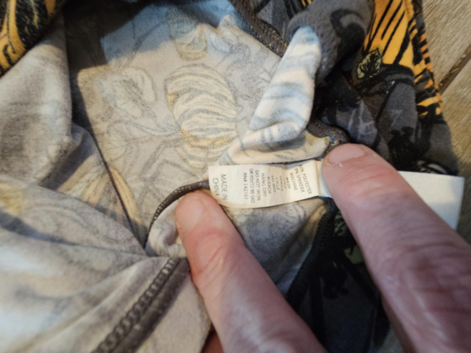 Lularoe TC2 Leggings Halloween Pumpkins Spiders Gray Orange Green