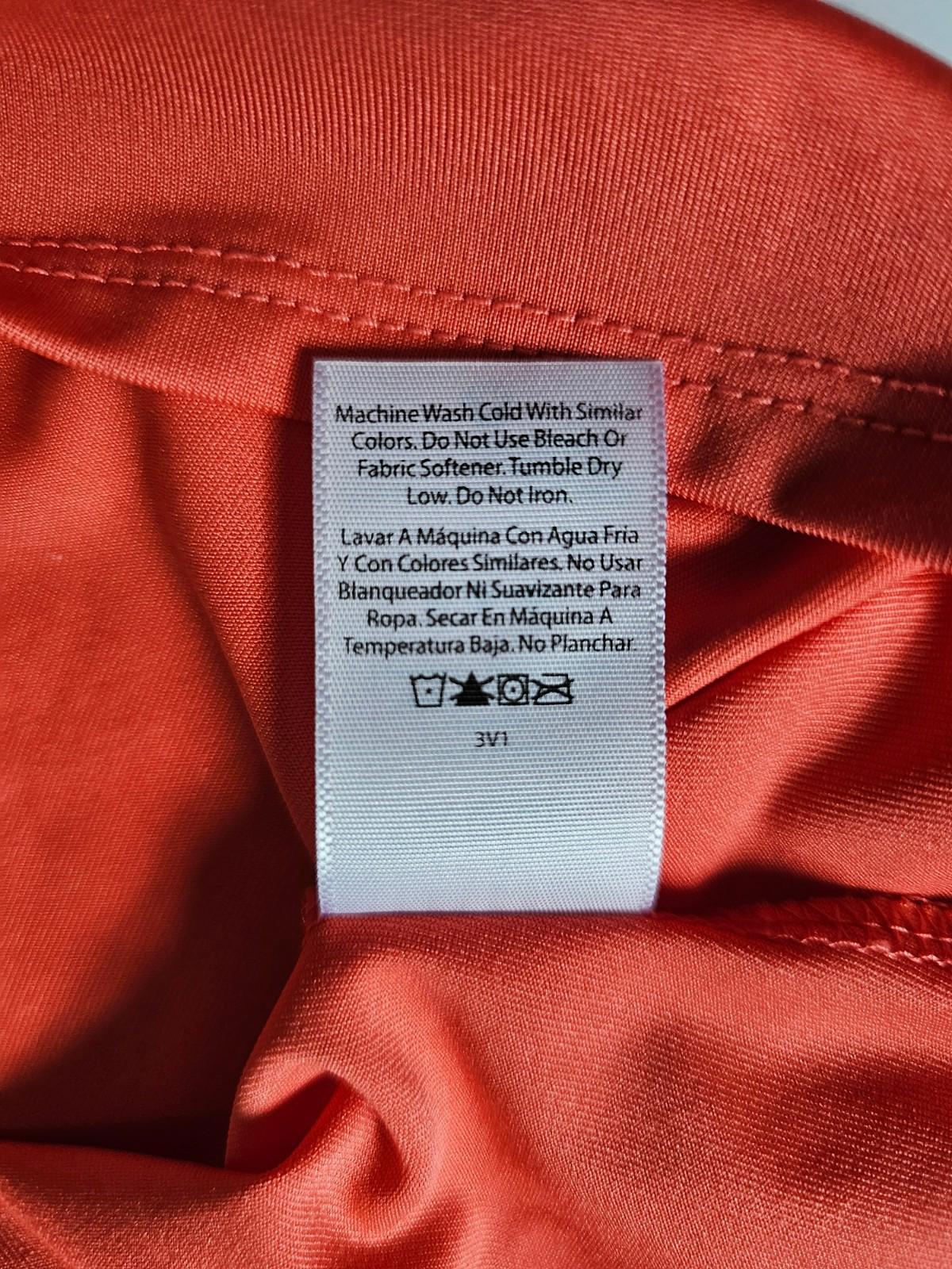 Athletic Works Women’s Racerback Tank Top Coral Orange Size M (8-10) Activewear