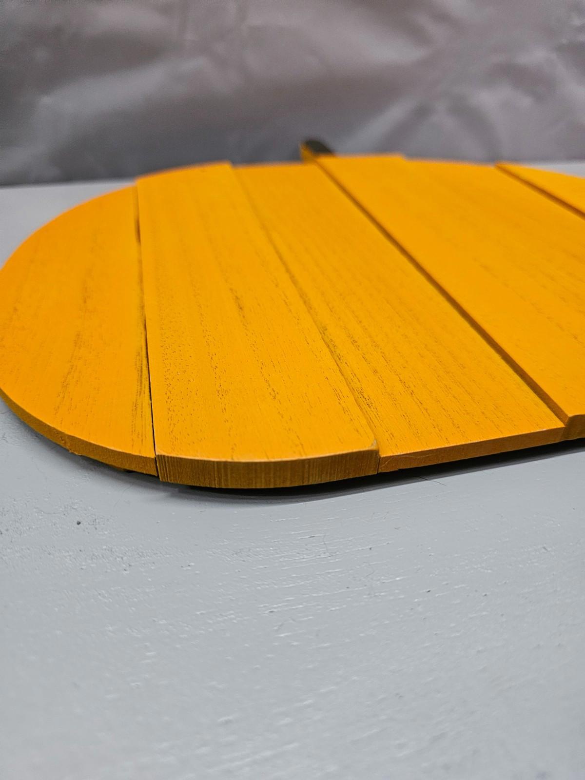 Wooden Pumpkin Sign Blank Craft Decor Piece