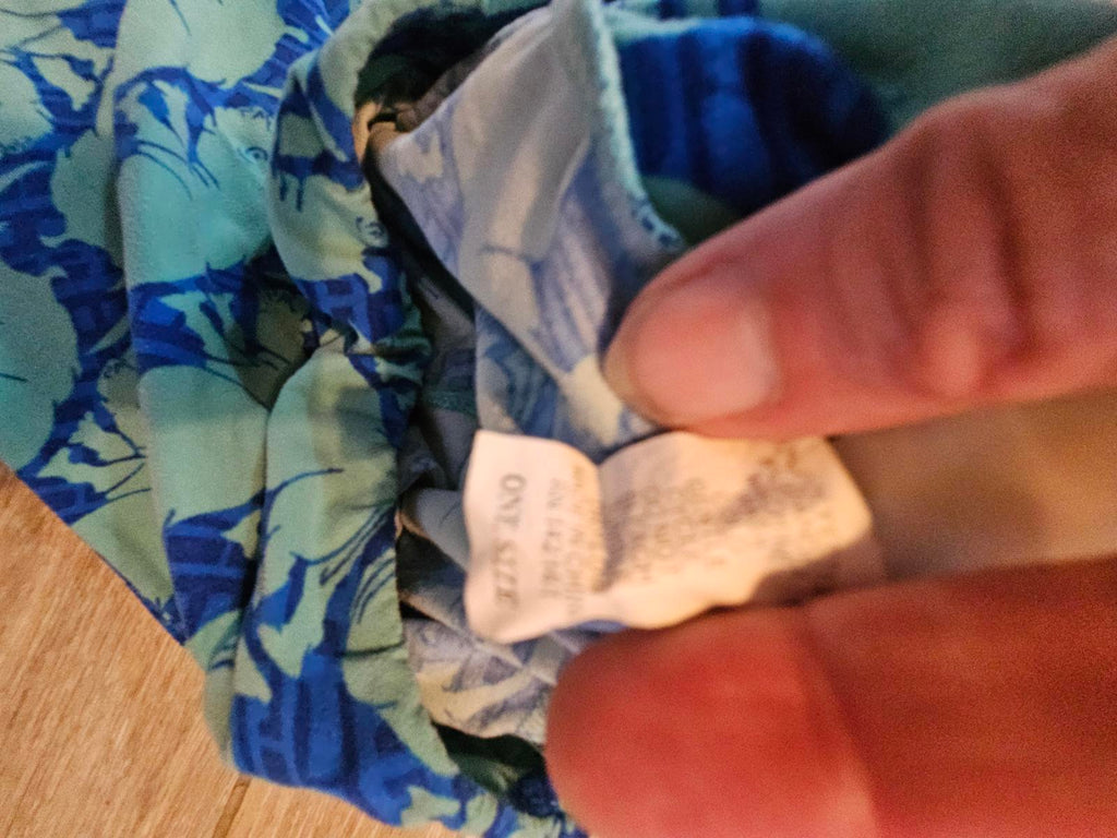 Lularoe OS Leggings Blue Green Rhino Print Buttery Soft Animal Pattern