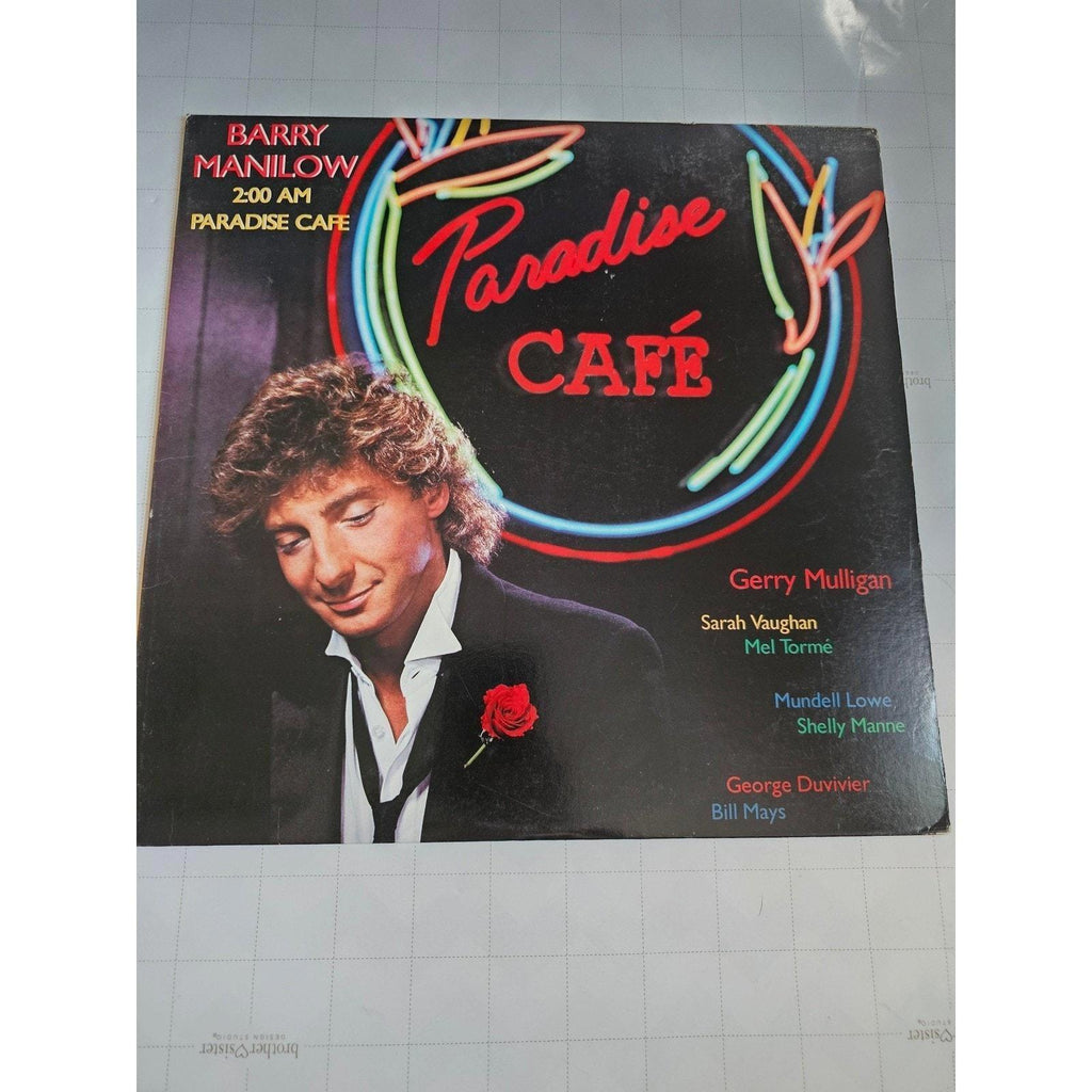 Barry Manilow 2:00 AM Paradise Cafe Vinyl Record LP Arista Records 1984 - good-g-