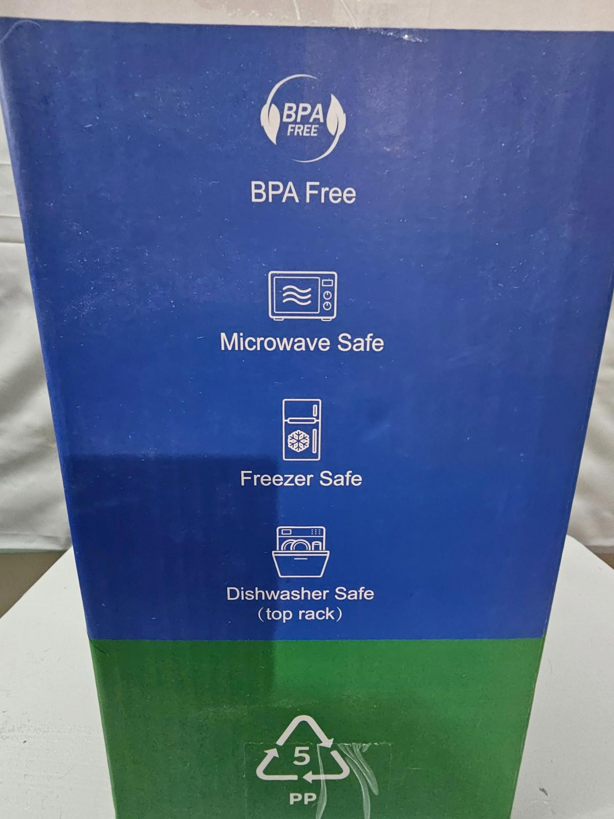 Dealusy 50-Pack Meal Prep Containers with Lids – 32 oz BPA-Free