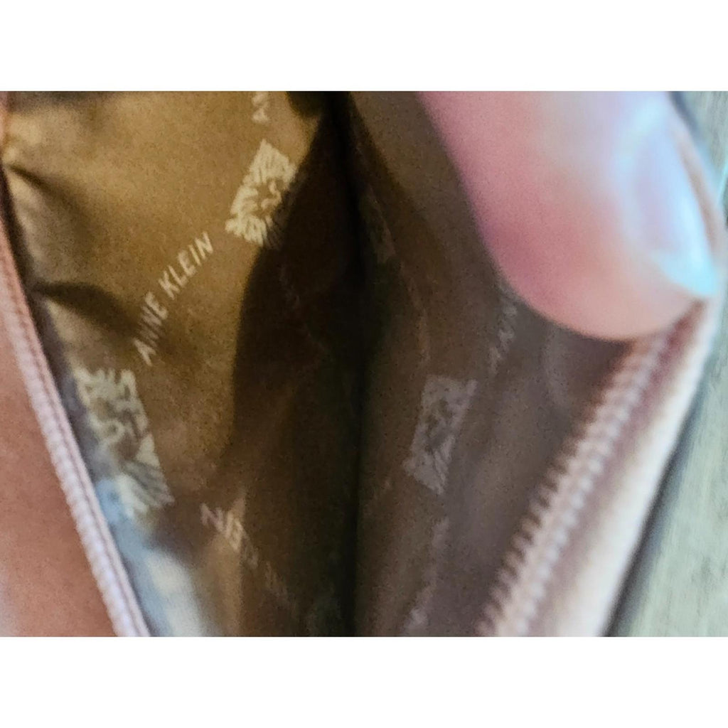 Anne Klein Pink & Navy Wristlet Clutch - The Perfect Pocket-Sized Power Move!