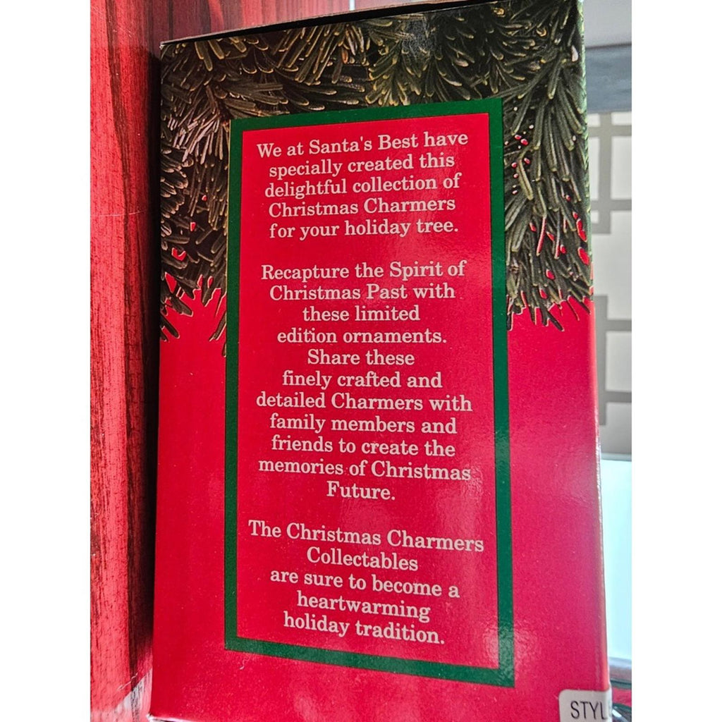 Christmas Charmers Collectable Ornament - Santa in Bed