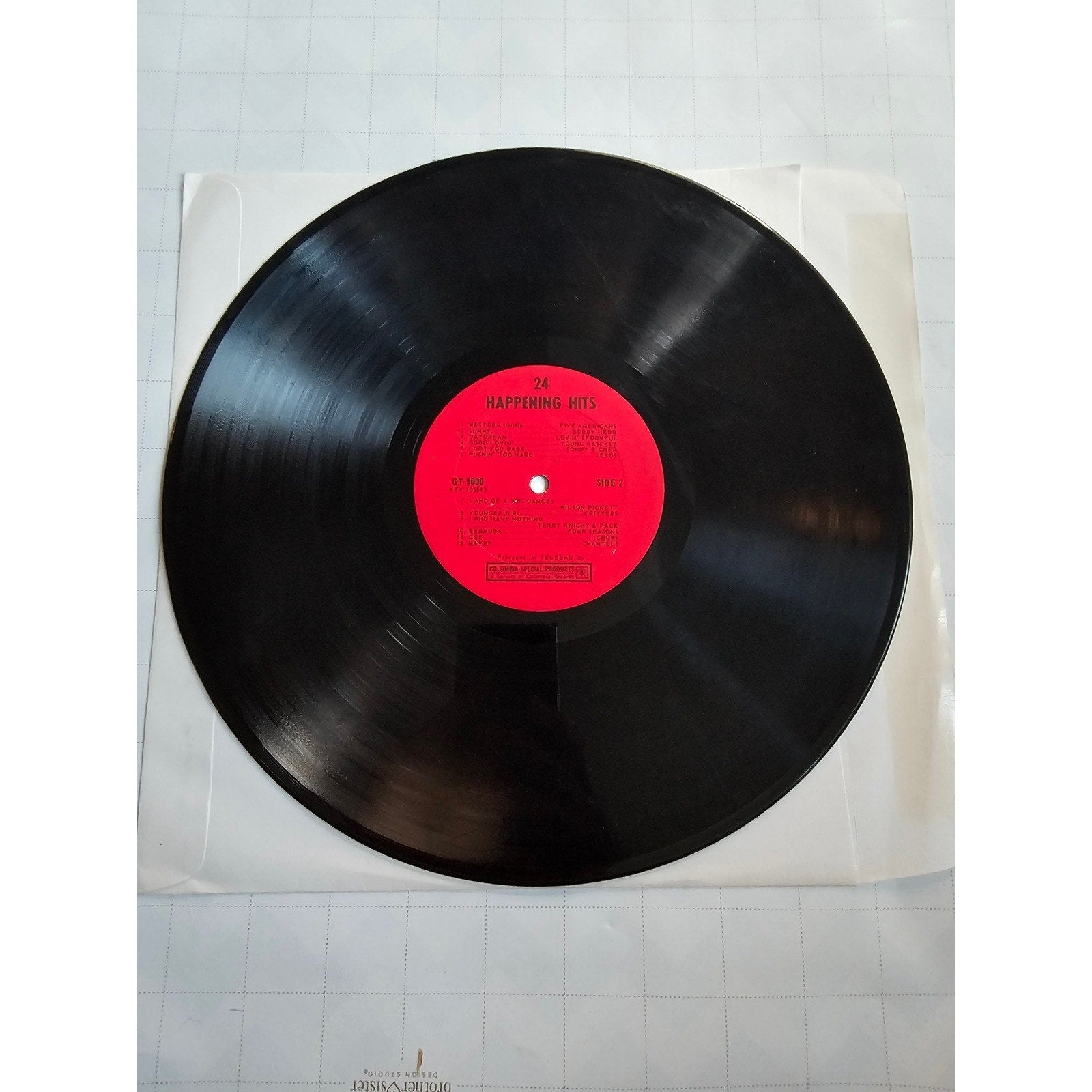24 Happening Hits Vinyl Record LP Compilation Music Album Collectible