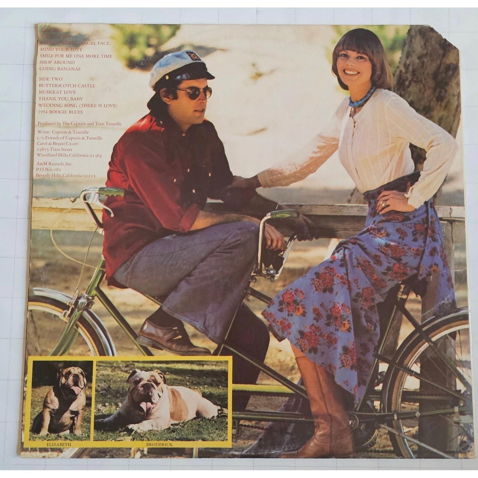 Captain & Tennille Song of Joy Vinyl Record LP 1976 A&M Records Vintage Music - good-g-