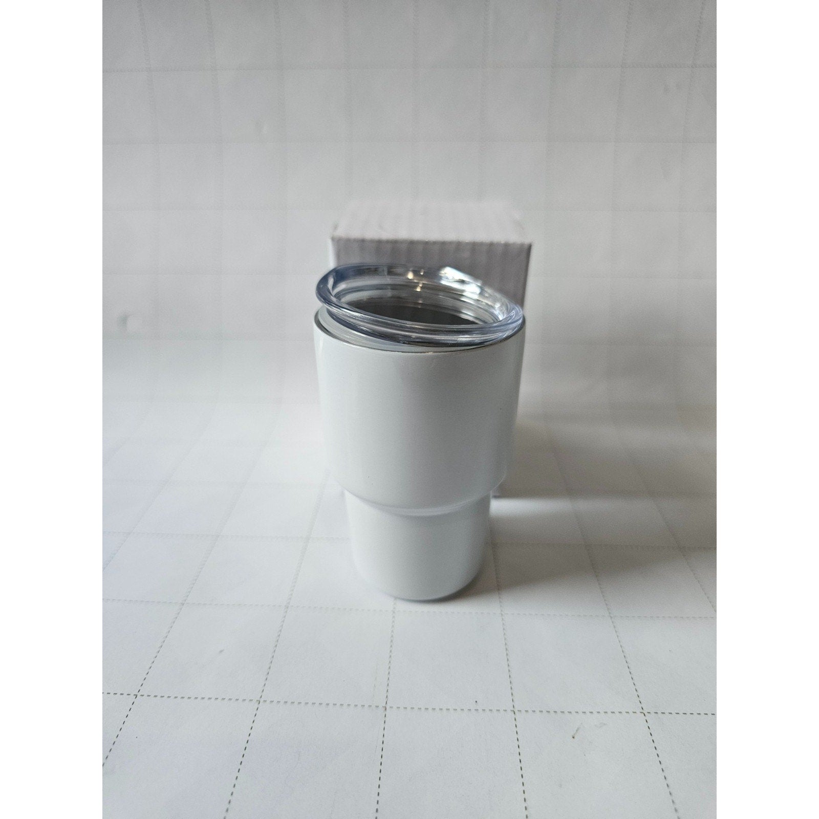 3 oz Sublimation Shot Glass Mini Tumbler with Lid & Straw – Stainless Steel