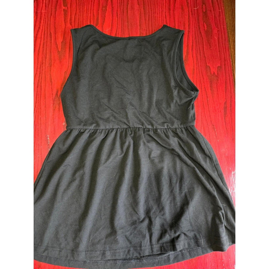 Emery Rose Black Sleeveless Peplum Tank Top M NWT