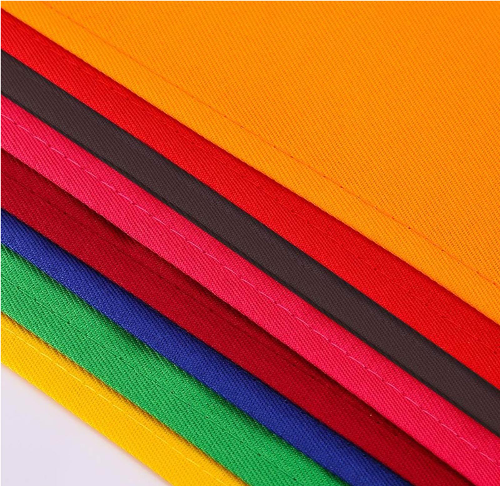 Set of 5 Plain Dog Bandanas – Bulk Polyester Dog Bibs – Hand Wash Only