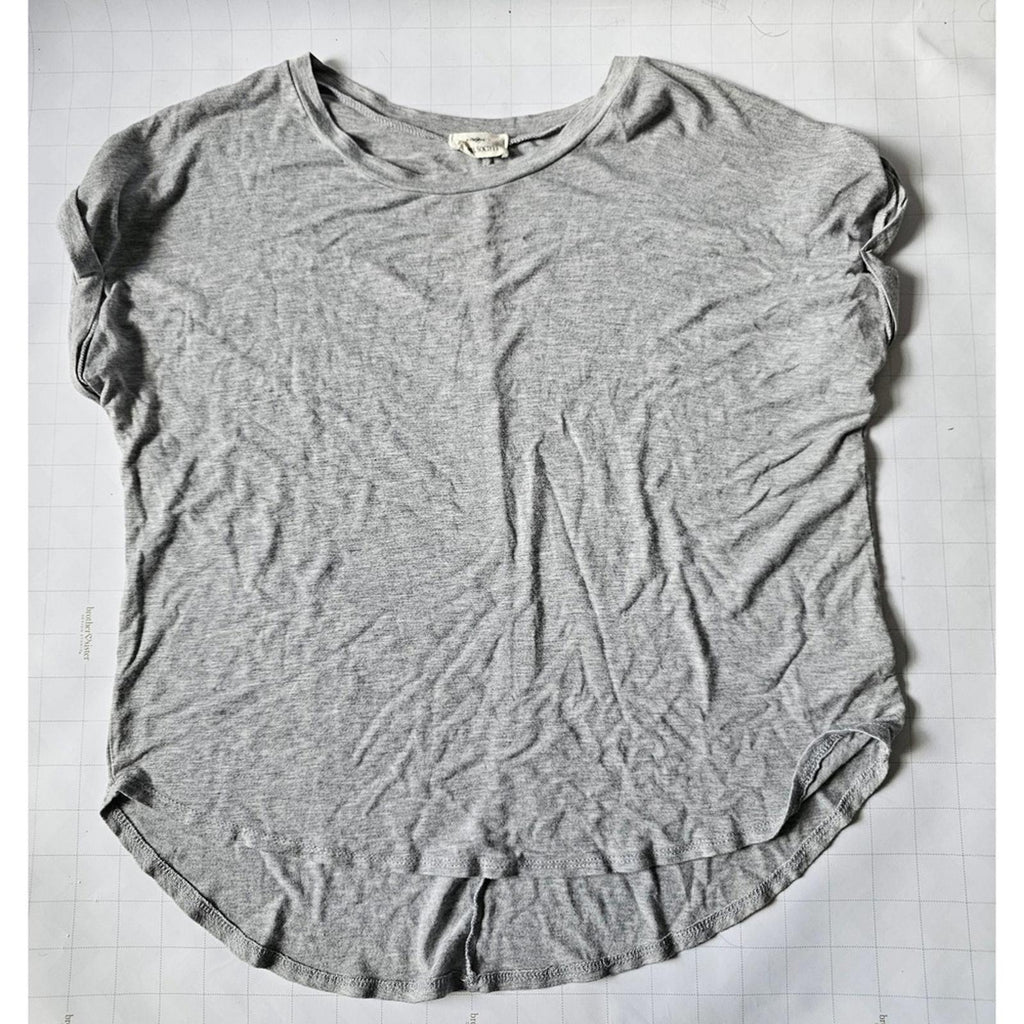 Rebel Society Gray T Shirt Large Casual Short Sleeve Crew Neck