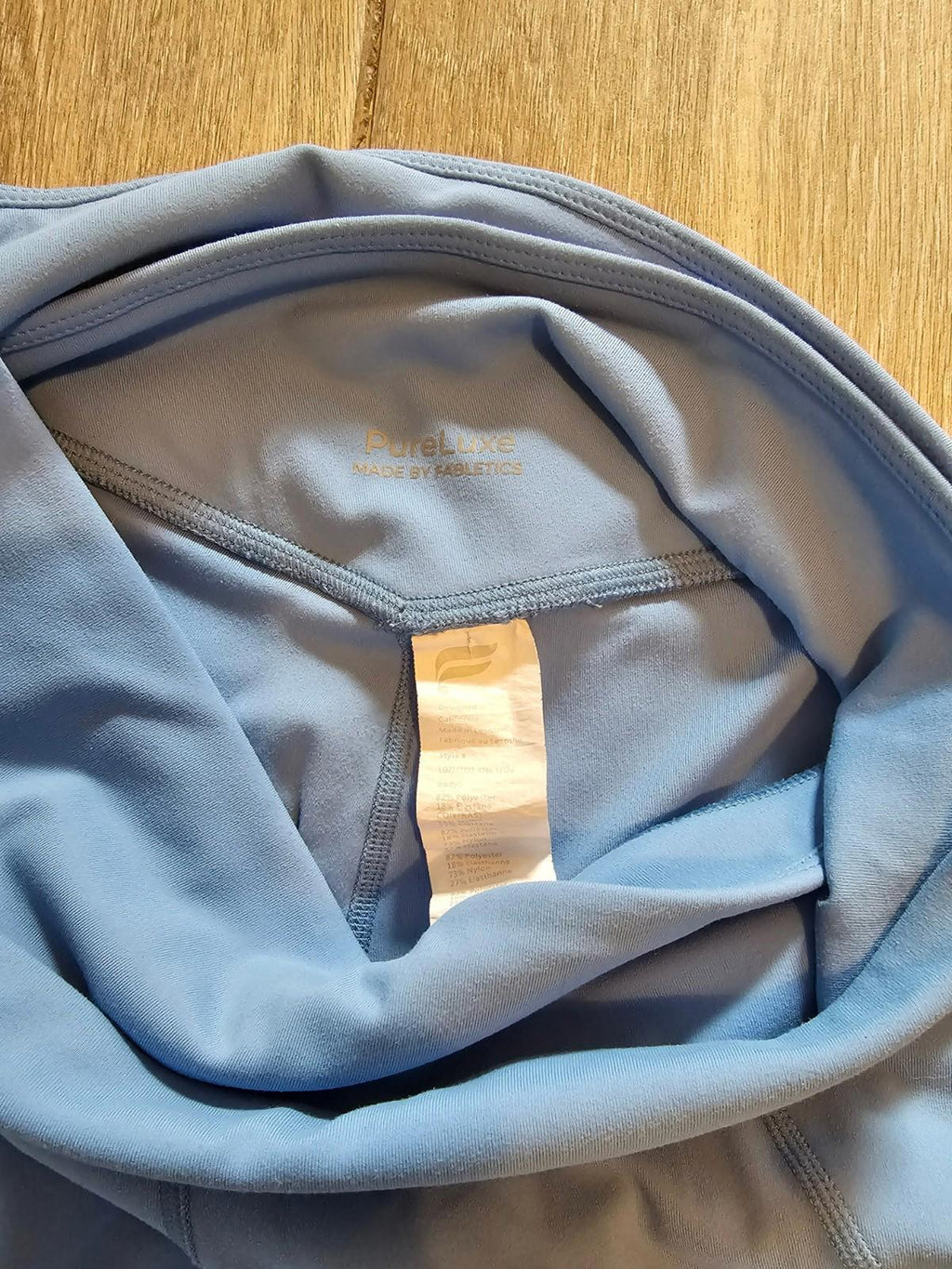 Fabletics PureLuxe High-Waist Leggings XS Blue Seamless Soft Stretch Yoga Pants