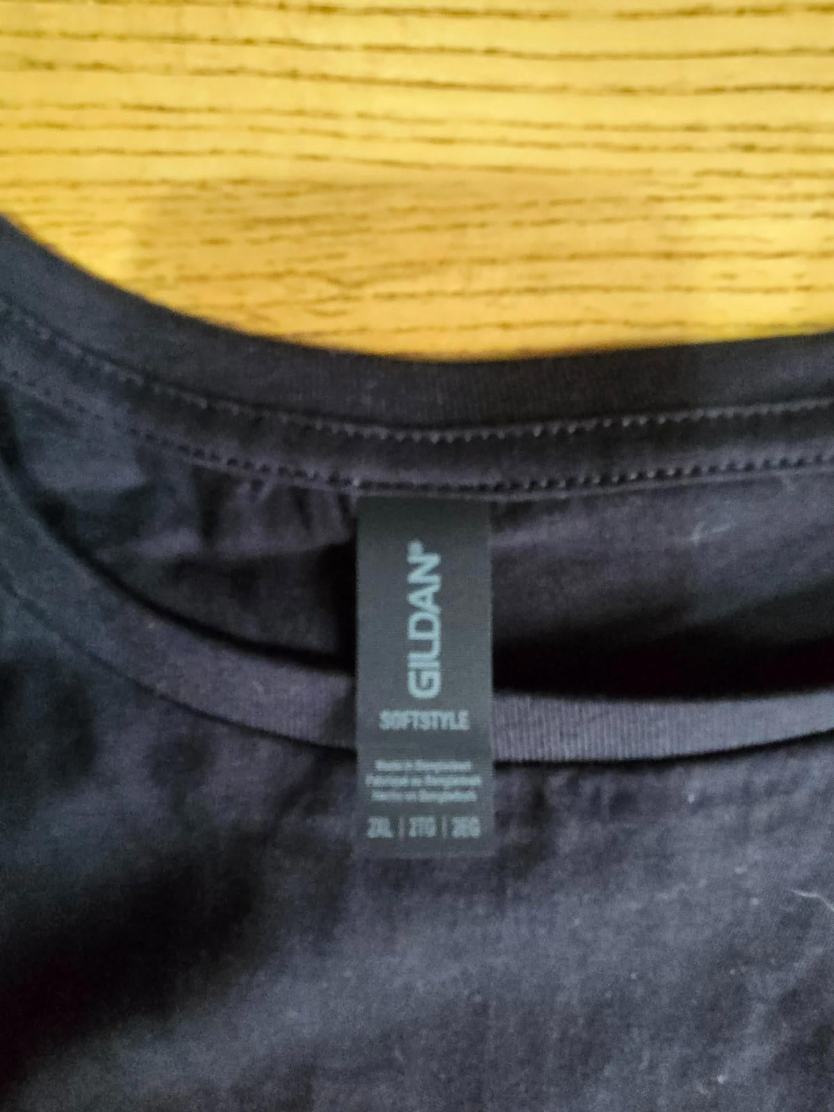 Gildan Softstyle Black TShirt 2XL Unisex Cotton Crew Neck Tee New